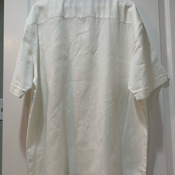Men’s size XL Cafe Luna off white button down shirt - Picture 7 of 7